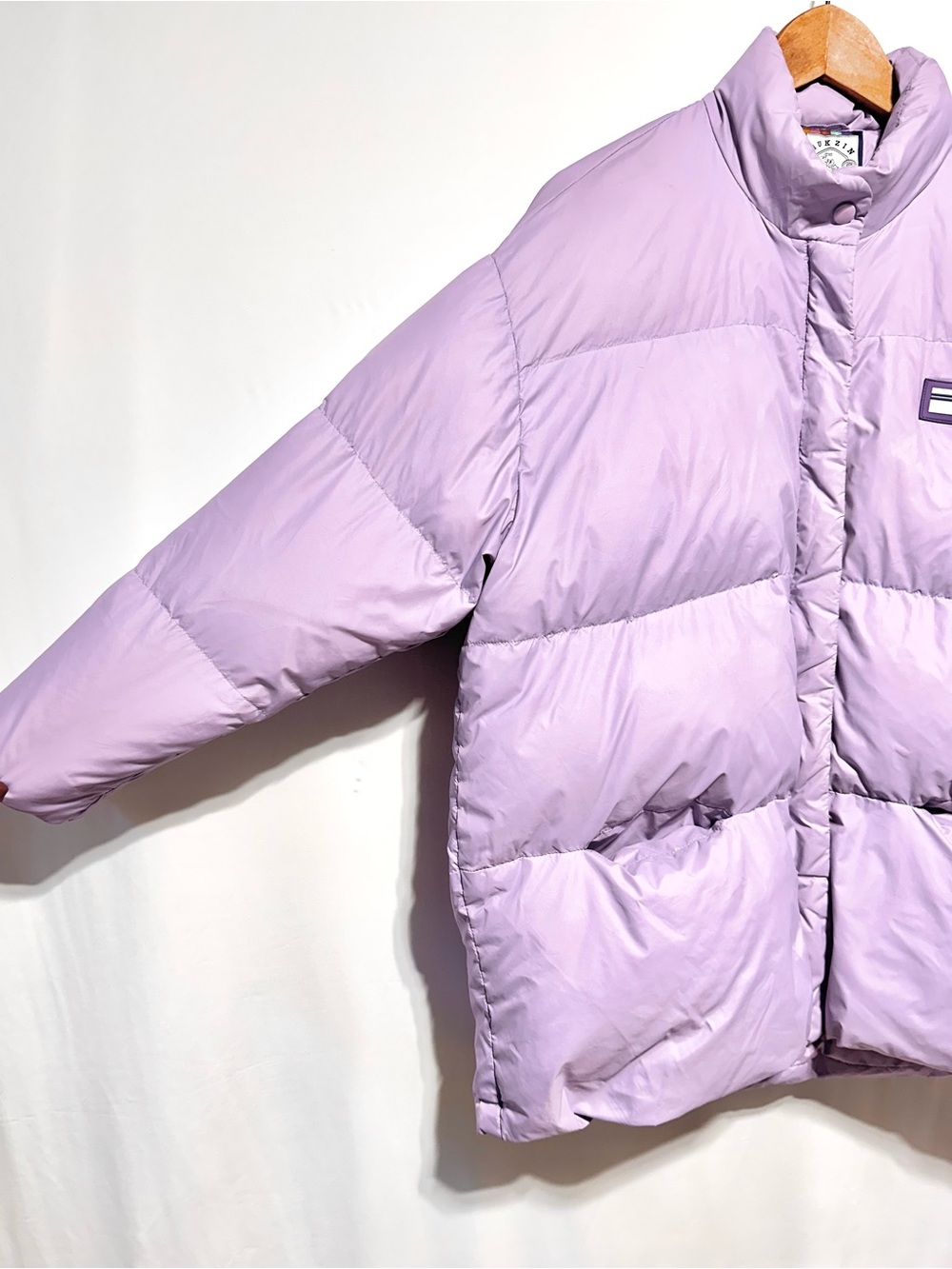 MUKZIN Space Lavender 90% Duck Down Oversized Puffer Jacket M - Picture 8 of 13